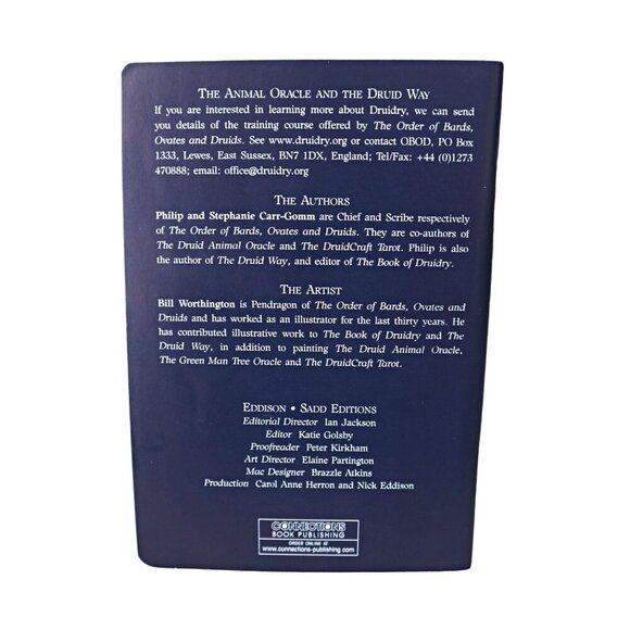 Druid Animal Oracle Deck Tarot Cards Philip Carr-Gomm - Picture 6 of 6